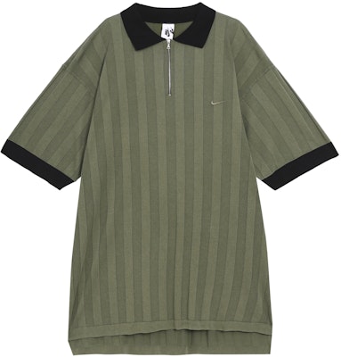 Nike Lab 意大利制造橄榄绿条纹宽松休闲T恤。 BV0974-222 Buy Nike Lab 意大利制造橄榄绿条纹宽松休闲T恤。 BV0974-222