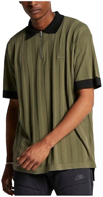 Nike Lab 意大利制造橄榄绿条纹宽松休闲T恤。 BV0974-222 Order Nike Lab 意大利制造橄榄绿条纹宽松休闲T恤。 BV0974-222