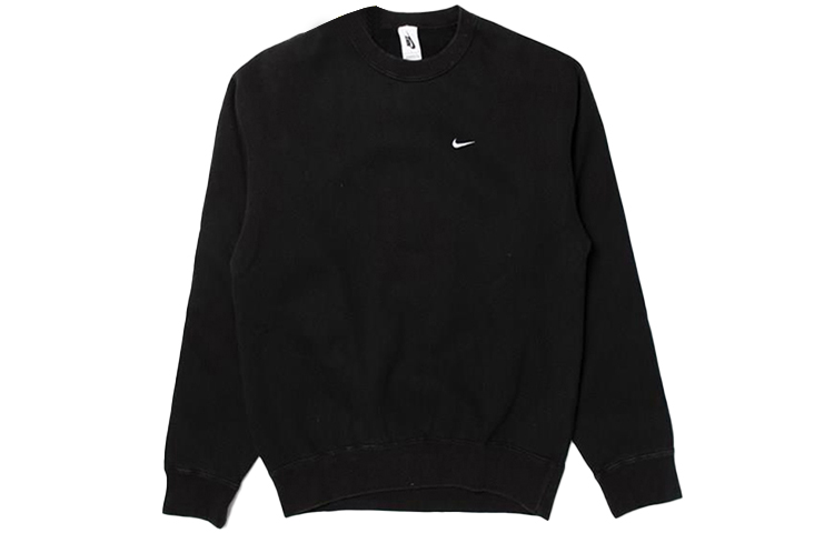 Nike Lab NRG Fleece Crewneck Pullover Sweatshirt Black DA2252-010