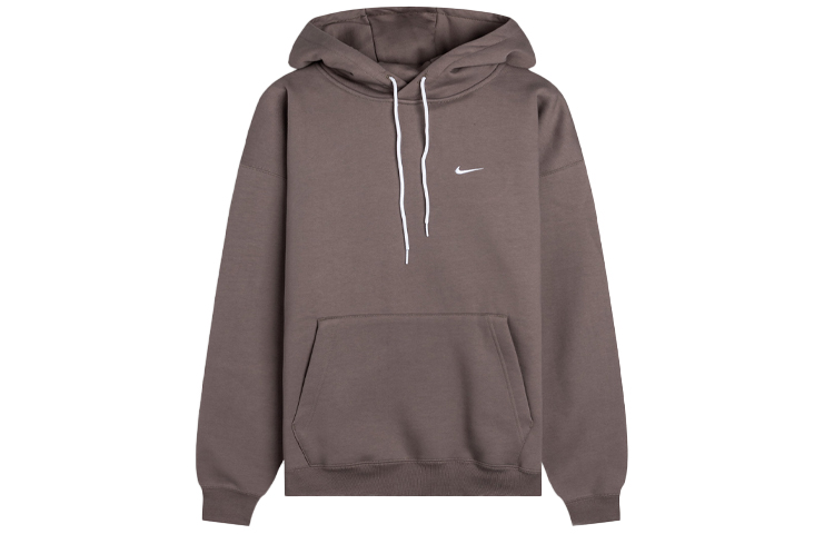 Nike Lab Premium Essential Olive Grey Embroidered Logo Hoodie Unisex CV0552-040