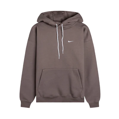 Nike Lab Premium Essential Olive Grey Embroidered Logo Hoodie Unisex CV0552-040