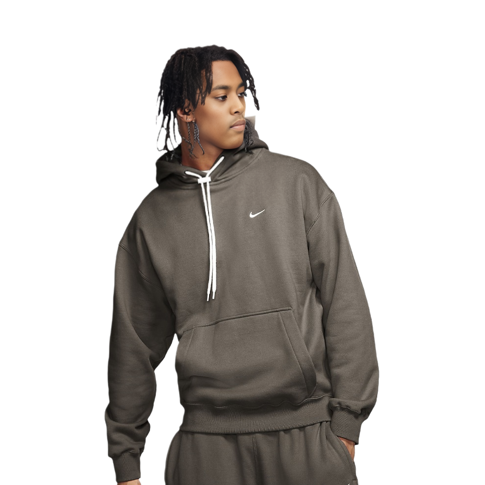 Nike Lab Premium Essential Olive Grey Embroidered Logo Hoodie Unisex CV0552-040 圖 4