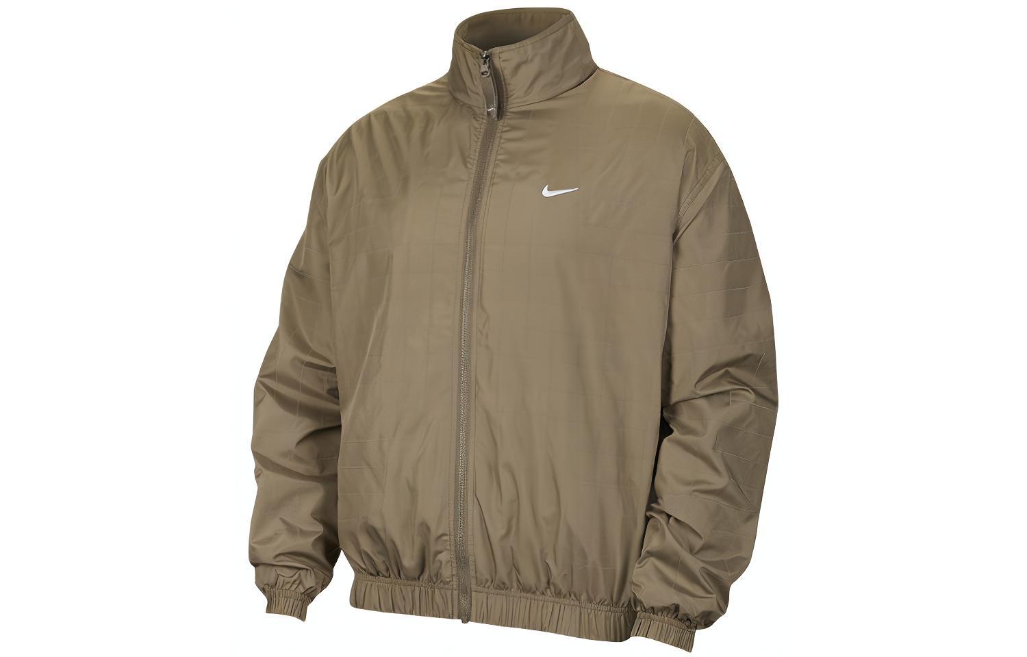 Nike Lab Reflective Grid Woven Jacket Olive Gray Casual Sportswear DA0311-081