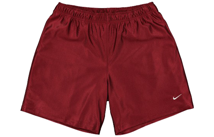 Nike Lab Silk Casual Basketball Shorts Burgundy CD6390-677