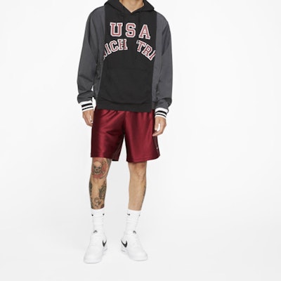 Nike Lab 絲綢休閒籃球短褲 酒紅色 CD6390-677 Shop Nike Lab 絲綢休閒籃球短褲 酒紅色 CD6390-677