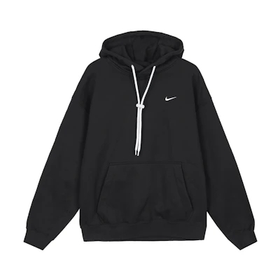 Nike Lab Solid Black Pullover Hoodie Sweatshirt CD6393-011