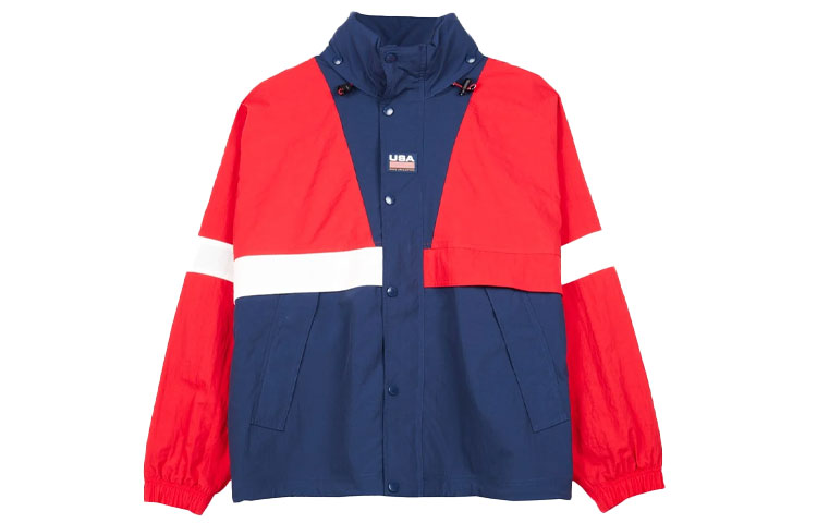 Nike Lab Swoosh Stripe Packable Colorblock Hooded Jacket Blue Men’s CD6374-657 圖 2