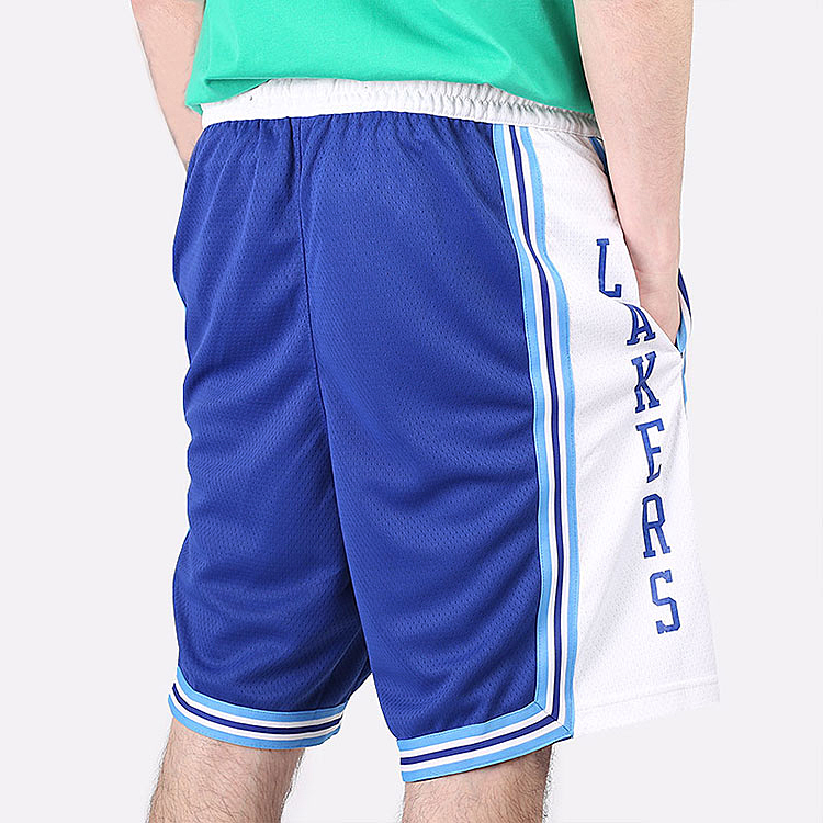 Cheap Nike Lakers Basketball Shorts 20-21 Season Blue CN1029-495