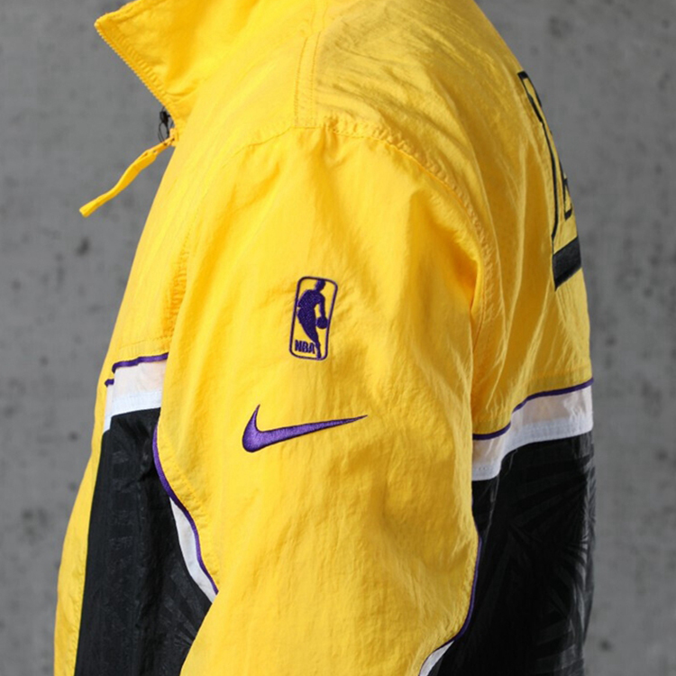 Nike Lakers City Edition Jacket Yellow CN5483-010 圖 7