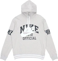 Nike Large Logo Print Loose Fit Hoodie Grey DD6169-050 Nike Large Logo Print Loose Fit Hoodie Grey DD6169-050