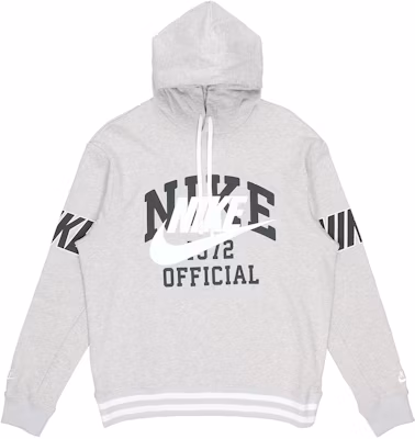 Nike Large Logo Print Loose Fit Hoodie Grey DD6169-050 Buy Nike Large Logo Print Loose Fit Hoodie Grey DD6169-050