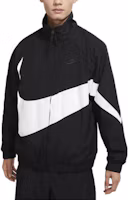 Shop Nike 大Logo拉鍊黑色長袖休閒外套 春季款 DV1363-010