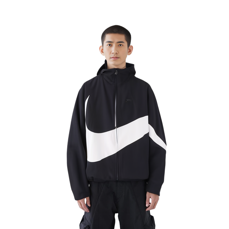 Details for 나이키 라지 로고 집업 캐주얼 자켓 스프링 블랙 긴팔 DV1363-010