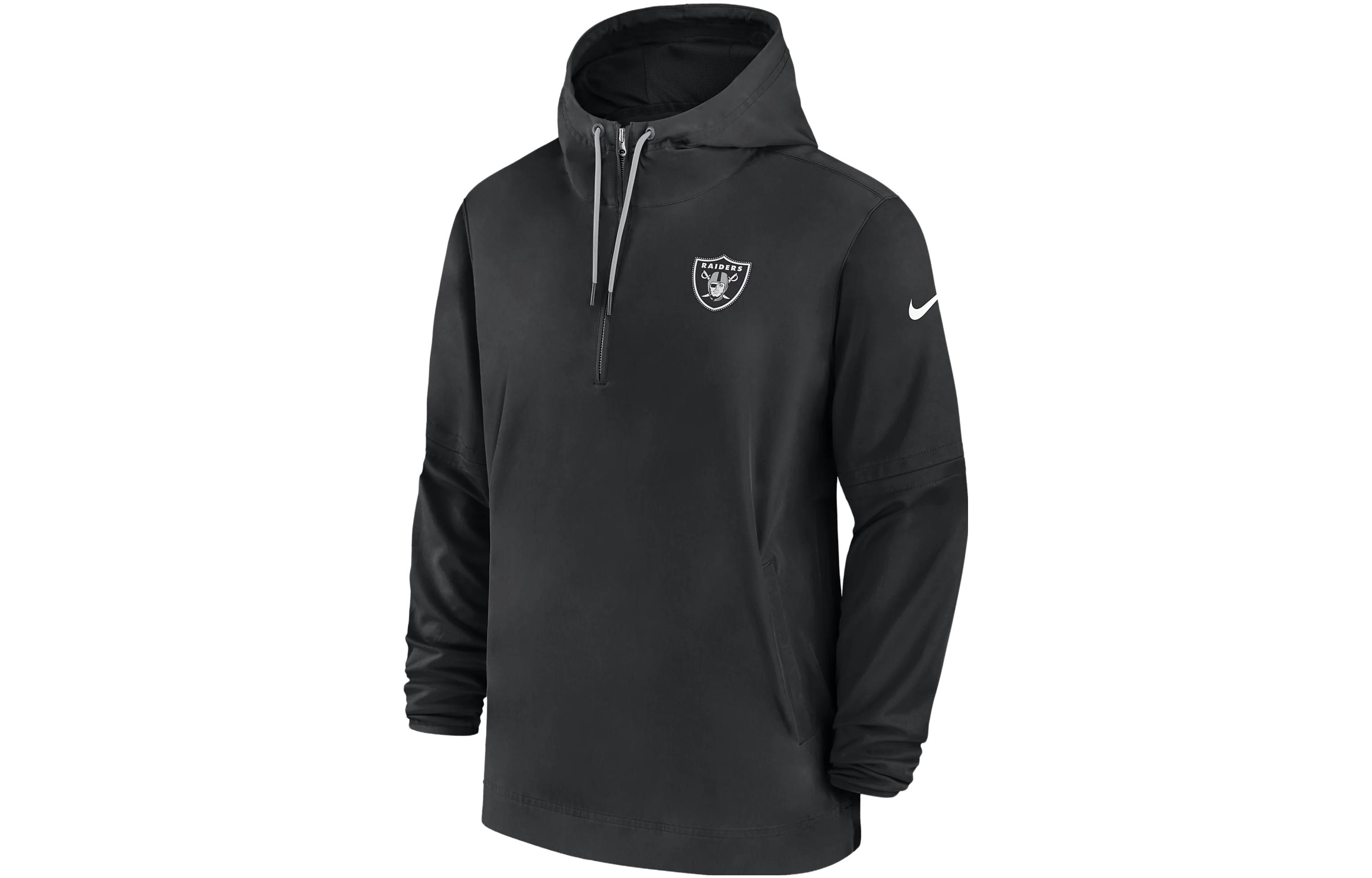 Nike Las Vegas Raiders Sideline Logo Embroidered Hoodie Jacket Black Men’s 00MI00A8D-EU6