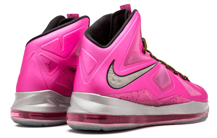 Shop Nike LeBron 10 ''Kay Yow'' Rosa Donna 398962-232