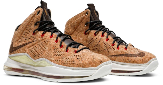 Nike LeBron 10 Ext QS 'Cork' Sepatu Korku Edition Terbatas 580890-200 Cheap Nike LeBron 10 Ext QS 'Cork' Sepatu Korku Edition Terbatas 580890-200