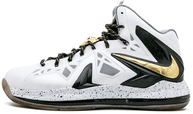 Nike LeBron 10 P.S. Elite+ 'White Gold Black' 579834-100 Buy Nike LeBron 10 P.S. Elite+ 'White Gold Black' 579834-100