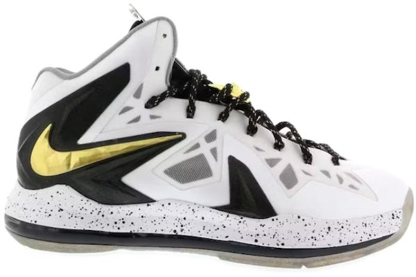 Nike LeBron 10 P.S. Elite+ 'White Gold Black' 579834-100 Order Nike LeBron 10 P.S. Elite+ 'White Gold Black' 579834-100