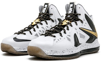 Nike LeBron 10 P.S. Elite+ 'Putih Emas Hitam' 579834-100 Lookbook Nike LeBron 10 P.S. Elite+ 'Putih Emas Hitam' 579834-100