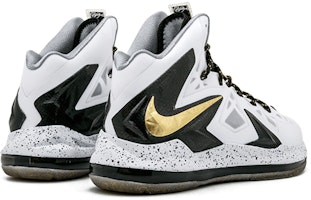Nike LeBron 10 P.S. Elite+ 'Putih Emas Hitam' 579834-100 Shop Nike LeBron 10 P.S. Elite+ 'Putih Emas Hitam' 579834-100