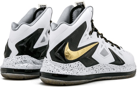 耐克LeBron 10 P.S. Elite+ '白金黑' 579834-100 Shop 耐克LeBron 10 P.S. Elite+ '白金黑' 579834-100