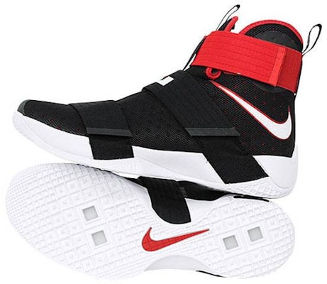 Nike LeBron 10 Soldier 'Hitam Merah' 844374-016 Sizing Nike LeBron 10 Soldier 'Hitam Merah' 844374-016