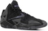 Order Kasut Nike LeBron 11 Blackout 616175-090 - Hitam Legam