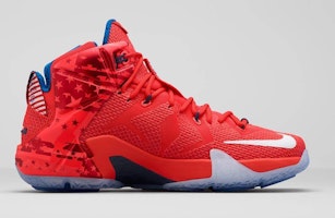 Nike LeBron 12 'Amerika Serikat' 684593-616 Sizing Nike LeBron 12 'Amerika Serikat' 684593-616