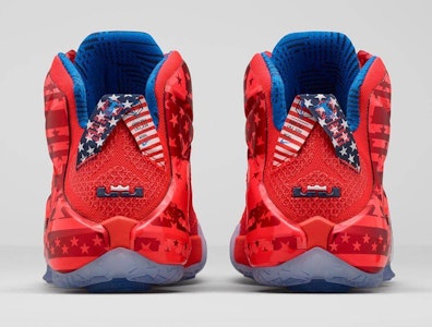 耐克詹姆斯12代“美国队”篮球鞋 684593-616 1