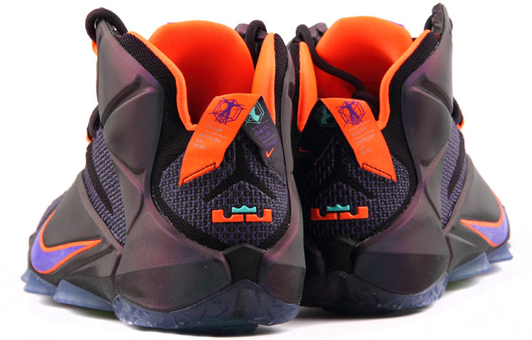 Shop Nike Lebron 12 EP Instinct 詹姆斯 12 耐磨透氣 中筒 實戰籃球鞋 男款 黑色