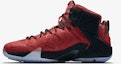 Shop Kasut Nike LeBron 12 EXT King's Cloak 748861-600 - Warna Merah