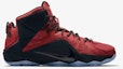 Details for Kasut Nike LeBron 12 EXT King's Cloak 748861-600 - Warna Merah
