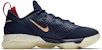 Nike LeBron 14 Low 'Midnight Navy University Red Emas Metalik' 878635-400