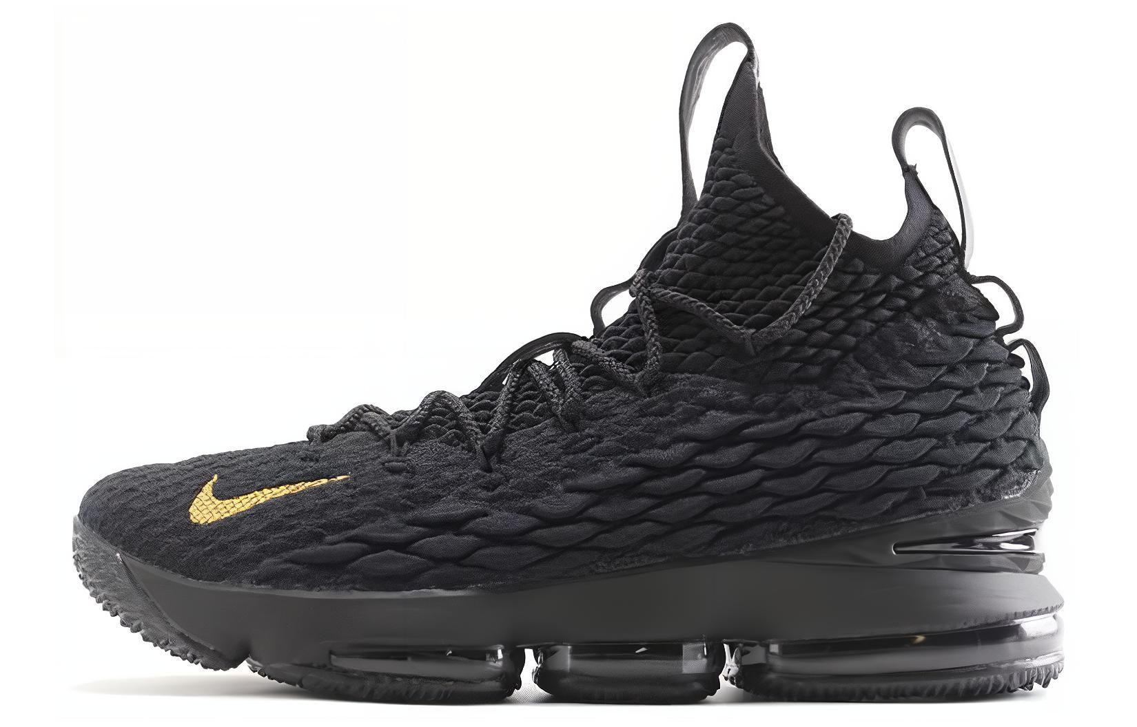 Buy Nike Lebron 15 PK80 舒適百搭 減震耐磨 高筒 籃球鞋 男款 黑色