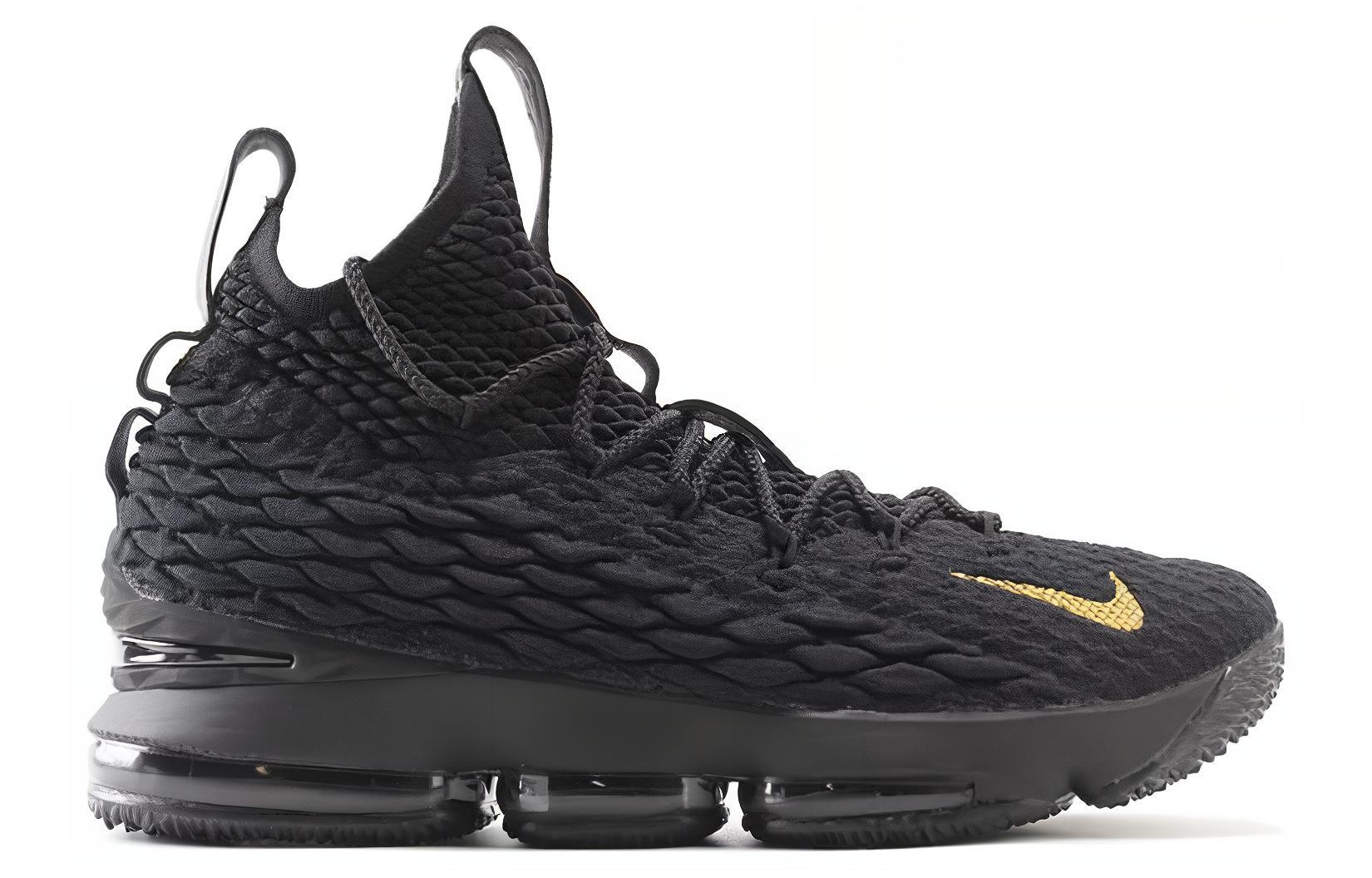 Order Nike Lebron 15 PK80 舒適百搭 減震耐磨 高筒 籃球鞋 男款 黑色
