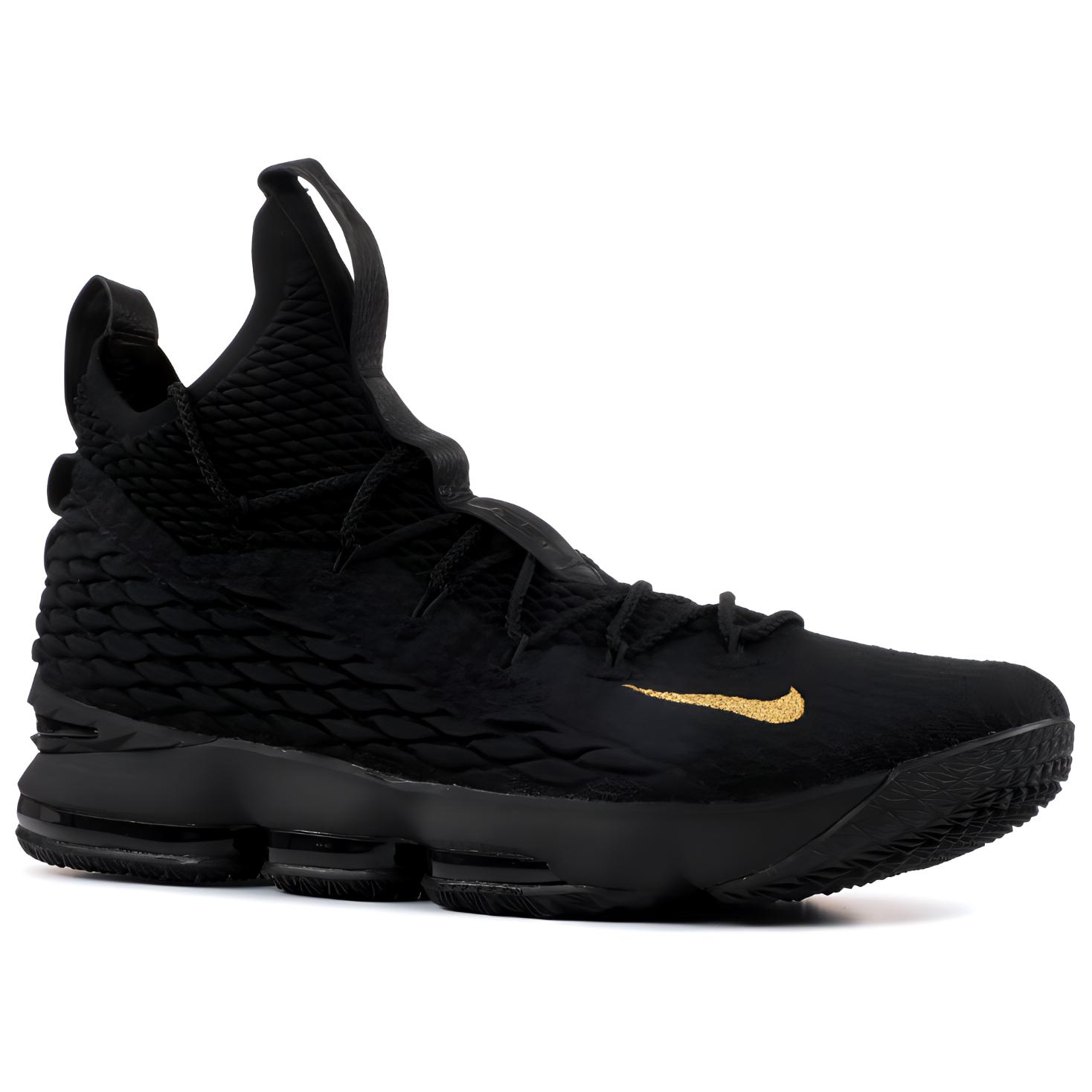 Lookbook Nike Lebron 15 PK80 舒適百搭 減震耐磨 高筒 籃球鞋 男款 黑色