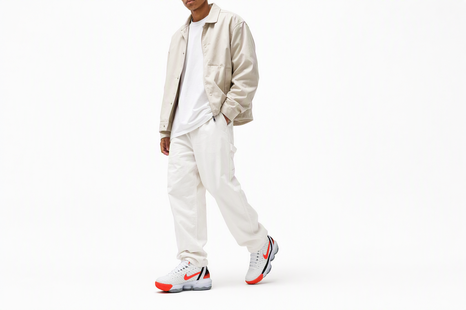 Order Nike LeBron 16 「Air Tech Challenge Hot Lava 白色」 CI1521-100