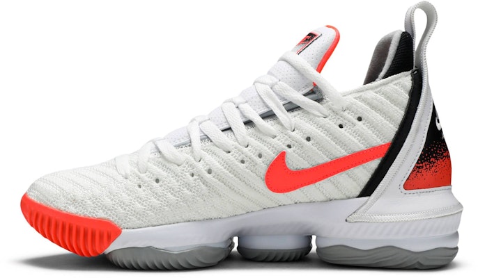 Nike LeBron 16 Air Tech Challenge Hot Lava White CI1521 100