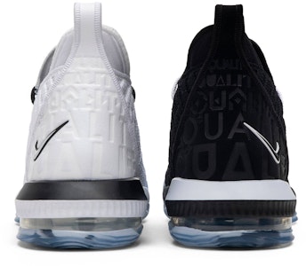 Nike LeBron 16 'Equality Home' BQ5969-100/BQ5970-100 Details for Nike LeBron 16 'Equality Home' BQ5969-100/BQ5970-100