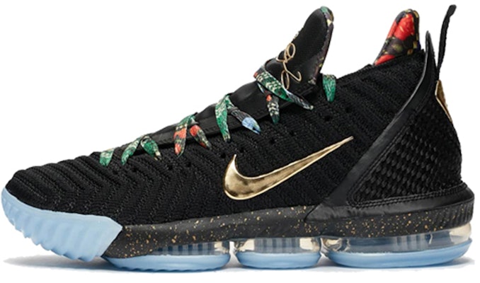 Lebron 16 black and green hotsell