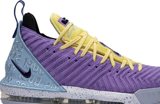 Lebron 16 lakers color hotsell