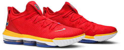 Cheap Nike Lebron 16 Low SuperBron 勒布朗16 超人 耐磨 低筒 實戰籃球鞋 男款 紅色