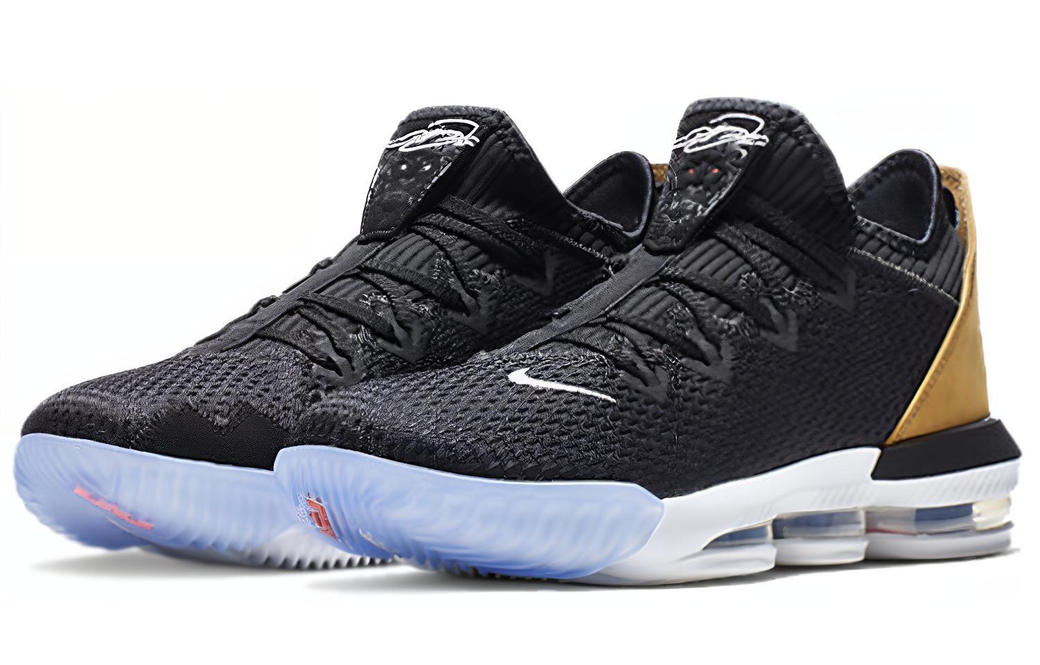 Shop Nike Lebron XVI 低筒 詹姆斯16 黑色 實戰籃球鞋