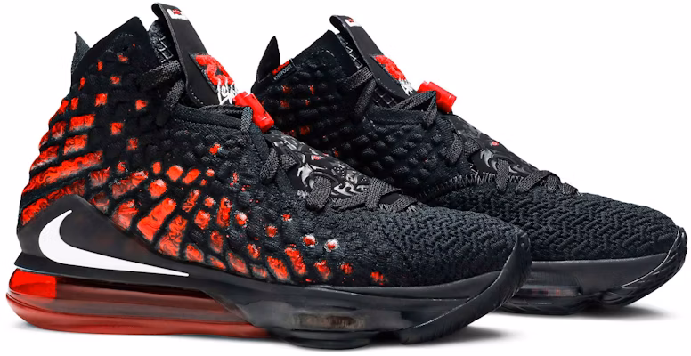 Nike Lebron 17 詹姆斯17 耐磨防滑 高筒 實戰籃球鞋 男女款 黑紅 Cheap Nike Lebron 17 詹姆斯17 耐磨防滑 高筒 實戰籃球鞋 男女款 黑紅