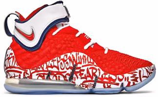 Nike LeBron 17 EP 'LeBron 4 Red Graffiti' CT6052-600 Nike LeBron 17 EP 'LeBron 4 Red Graffiti' CT6052-600