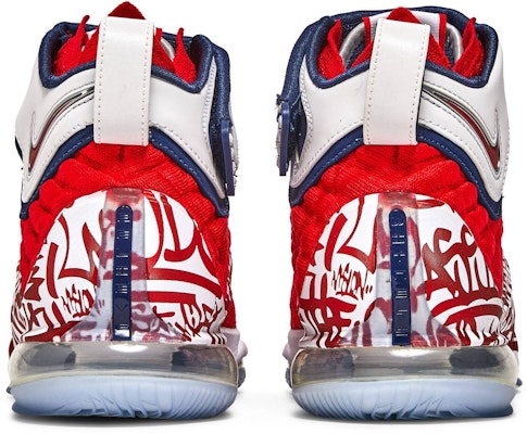 Nike LeBron 17 EP 'LeBron 4 Graffiti Merah' CT6052-600 Details for Nike LeBron 17 EP 'LeBron 4 Graffiti Merah' CT6052-600