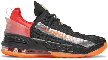 (Grade School) Nike LeBron 18 'Black Crimson Volt' CW2760-009 (Grade School) Nike LeBron 18 'Black Crimson Volt' CW2760-009