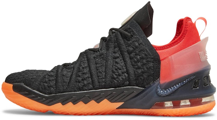 (Sekolah Rendah) Nike LeBron 18 'Hitam Crimson Volt' CW2760-009 Lookbook (Sekolah Rendah) Nike LeBron 18 'Hitam Crimson Volt' CW2760-009