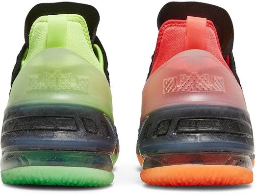 (Sekolah Rendah) Nike LeBron 18 'Hitam Crimson Volt' CW2760-009 Details for (Sekolah Rendah) Nike LeBron 18 'Hitam Crimson Volt' CW2760-009