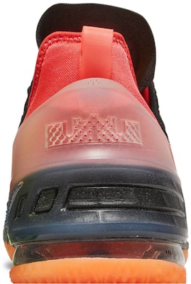 (Sekolah Rendah) Nike LeBron 18 'Hitam Crimson Volt' CW2760-009 Sizing (Sekolah Rendah) Nike LeBron 18 'Hitam Crimson Volt' CW2760-009